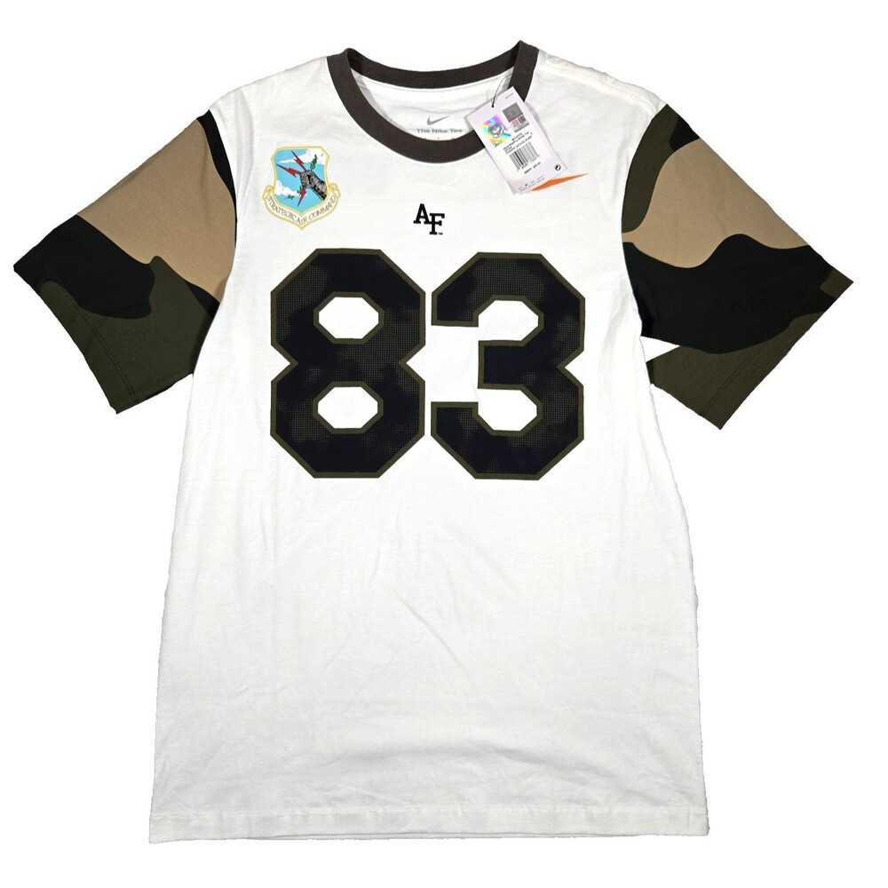 Nike Air Force Falcons Camo #83 Tee Shirt Men’s Small New
